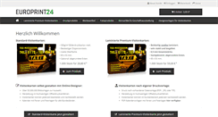 Desktop Screenshot of europrint24.de