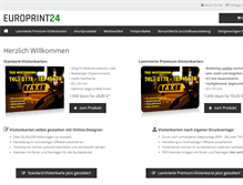 Tablet Screenshot of europrint24.de